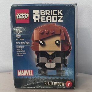 Lego Brickheadz Marvel Black Widow 7 New 41591 143 Pieces Sealed Retired